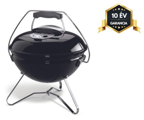 WEBER SMOKEY JOE  premium faszenes grill, fekete, 37 cm-es