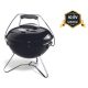 WEBER SMOKEY JOE  premium faszenes grill, fekete, 37 cm-es