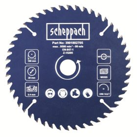 Scheppach fűrészlap 160/20mm, 48f DIVAR 55 / PL 55-höz