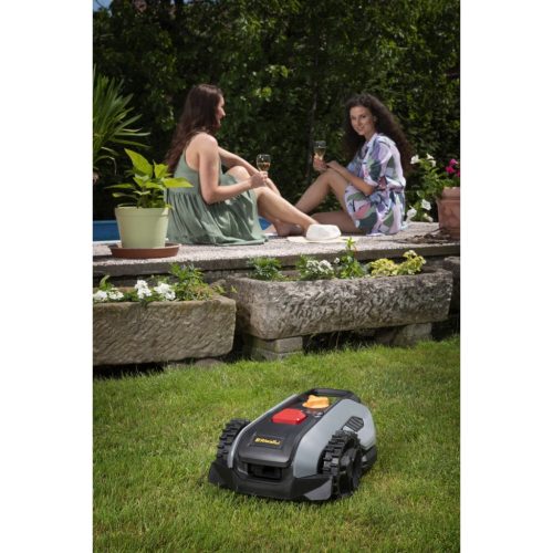 Riwall PRO RRM 500 APP - akkumulátoros robotfűnyíró 500 m2, Wi-Fi és Bluetooth vezérlési lehetőséggel