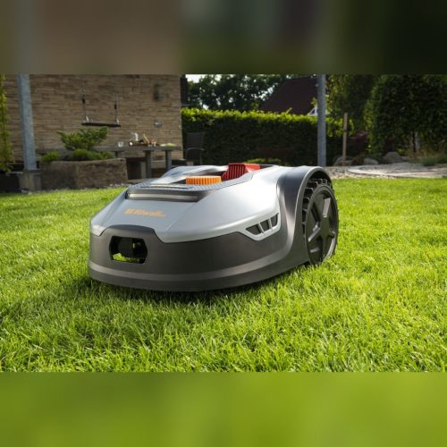 Riwall PRO RRM 950 APP - akkumulátoros robotfűnyíró 900 m2, WiFi és Bluetooth vezérlési lehetőséggel