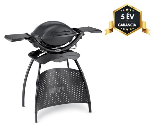 WEBER Q 1400 Stand elektromos grill, szürke
