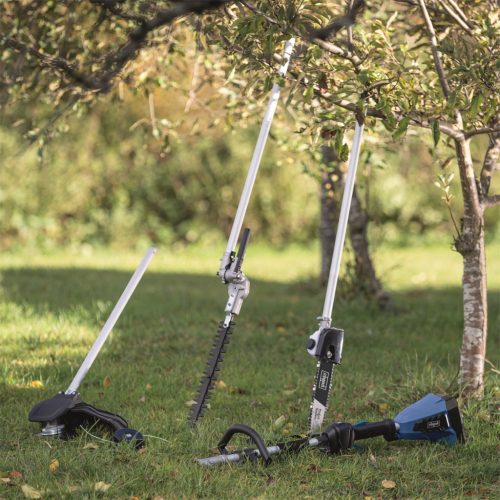 Scheppach BC-MFH400-X 4in1 – bozótvágó, fűkasza, sövényvágó és ágvágó láncfűrész