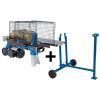 Scheppach HL 760 LS - rönkhasító állvánnyal 7 t
