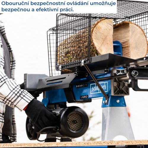 Scheppach HL 760 LS - rönkhasító állvánnyal 7 t