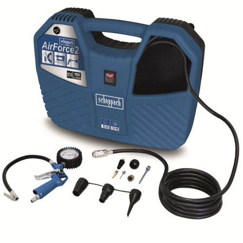 Scheppach Air Force 2 - olajmentes táskakompresszor