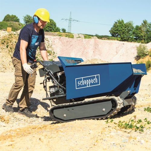 Scheppach DP 5000 - hernyőtalpas szállítógép hidraulikus billenéssel és 500 kg-os terheléssel