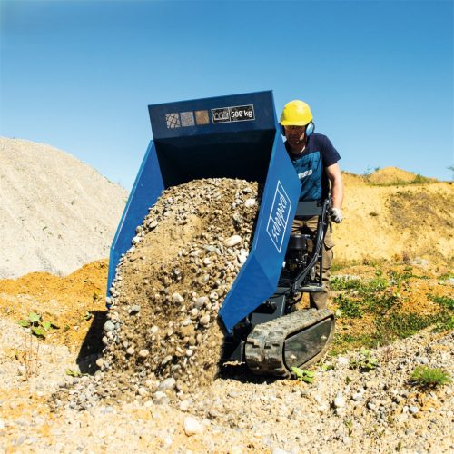 Scheppach DP 5000 - hernyőtalpas szállítógép hidraulikus billenéssel és 500 kg-os terheléssel