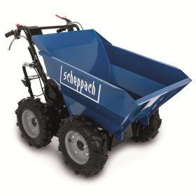  Scheppach DP 3000 - kerekes 4 x 4 meghajtású minidömper mechanikus billenéssel és 300 kg-os terheléssel