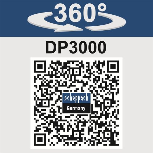 Scheppach DP 3000 - kerekes 4 x 4 meghajtású minidömper mechanikus billenéssel és 300 kg-os terheléssel