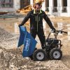 Scheppach DP 3000 - kerekes 4 x 4 meghajtású minidömper mechanikus billenéssel és 300 kg-os terheléssel