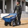 Scheppach DP 3000 - kerekes 4 x 4 meghajtású minidömper mechanikus billenéssel és 300 kg-os terheléssel