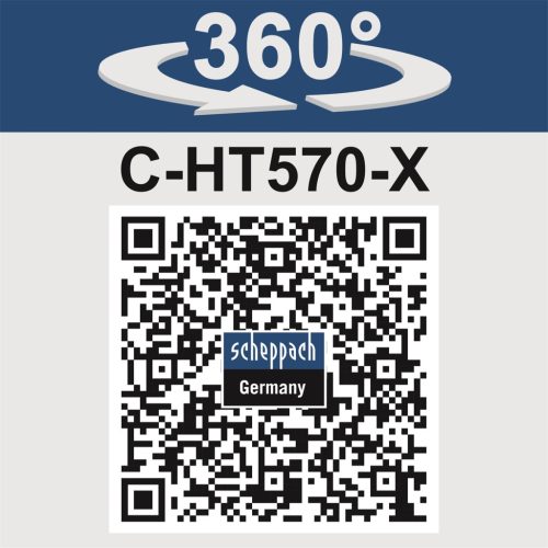 Scheppach C-HT570-X - akkus sövényvágó IXES 20 V (akku és töltő nélkül)