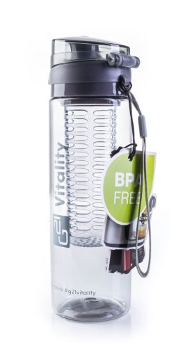 G21 smoothie/juice palack, 600 ml, szürke