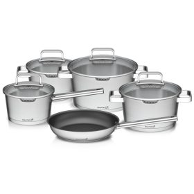   G21 Gourmet Magic 9 darabos edénykészlet fedővel, rozsdamentes acél