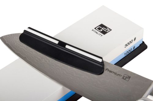 G21-es csiszolókő 1000/3000-es szemcseméretű, vezetővel