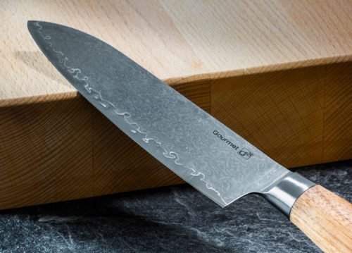 G21 Gourmet Damaszkuszi small box 3 db-os késkészlet, zebrawood markolattal