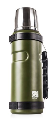 G21 ivópalack, 1000 ml, khaki zöld, fogantyúval