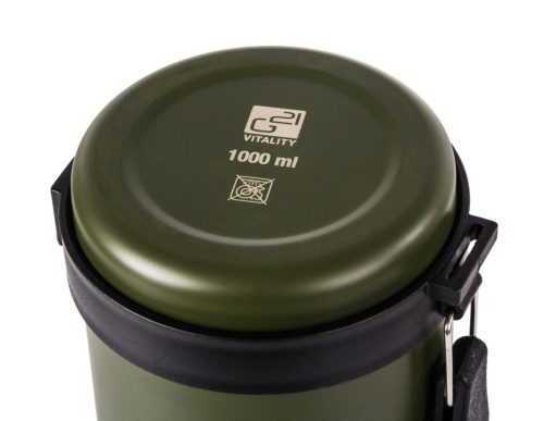 G21 ivópalack, 1000 ml, khaki zöld, fogantyúval