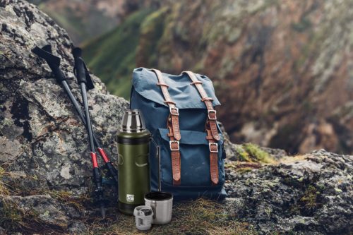 G21 ivópalack, 1000 ml, khaki zöld, fogantyúval