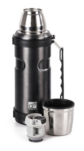 G21 ivópalack, 1000 ml, acélszürke, fogantyúval