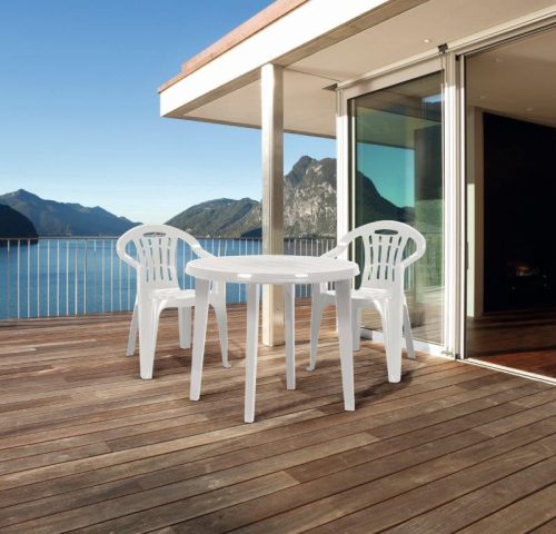 Keter Lisa műanyag kerti asztal, fehér