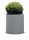 Keter Cylinder L virágcserép Silver Grey