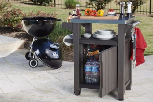 Keter UNITY 105L Grillezőasztal barna