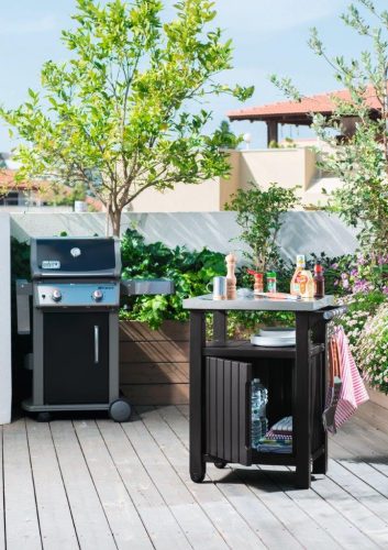 Keter UNITY 105L Grillezőasztal barna