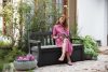 Keter Eden Garden Bench 265L kerti pad, szürke