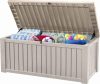 Záhradný box Keter Rockwood 570 L krémový, poškozený obal