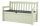 Keter Eden Garden Bench 265L kerti pad, bézs