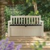 Keter Eden Garden Bench 265L kerti pad, bézs