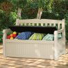 Keter Eden Garden Bench 265L kerti pad, bézs