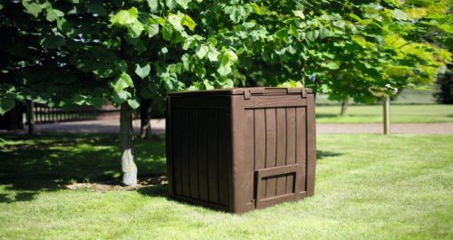 Keter Deco komposztáló 340 L, whiskey barna