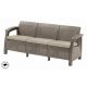 Kerti bútor Keter Corfu love seat max három személyes kanapé, cappuccino szín