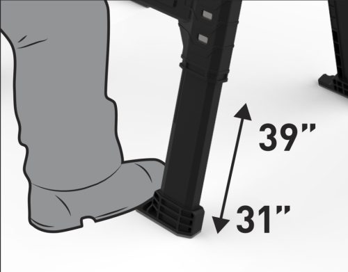 Keter ROC Pro Gear Lumber Jack Sawhorse műhelybak