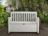 Keter Patio Bench kerti pad, fehér