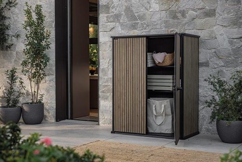 Záhradný box Keter Signature 1400 l Venetian hnedý