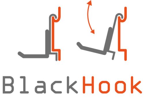 G21 BlackHook akasztó rendszer, tartórúd 61 x 10 x 2 cm