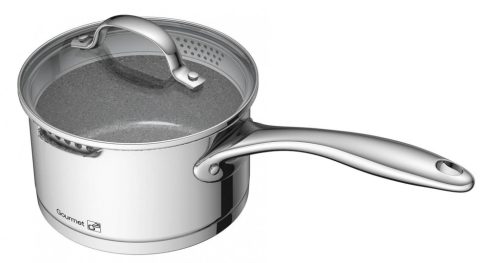 G21 Gourmet Miracle edénykészlet szűrővel, 13 darab, rozsdamentes acél/greblon