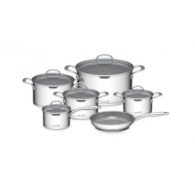   G21 Gourmet Miracle edénykészlet, egy fazékkal több, 11 darabos, rozsdamentes acél/greblon