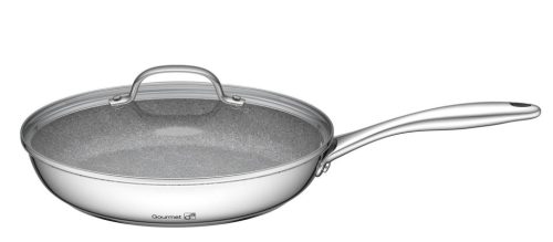 G21 Gourmet Miracle edénykészlet szűrővel, 4 darabos, rozsdamentes acél/greblon