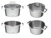 G21 Gourmet Magic edénykészlet extra fazékkal, 11 darabos, rozsdamentes acél