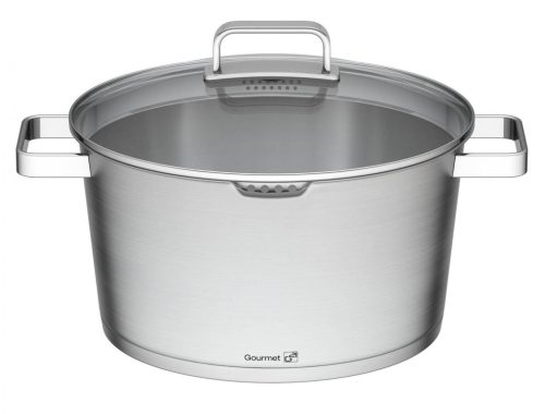 G21 Gourmet Magic edénykészlet szűrővel, 4 darabos, rozsdamentes acél