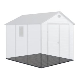   WPC padlóburkolat a G21 PAH 670, Boston 670 kerti tárolóhoz, Eben