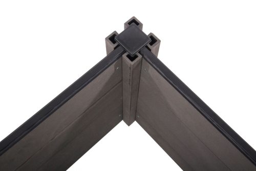 Magaságyás G21 Crop 183 x 183 x 80, WPC, Ébenfa