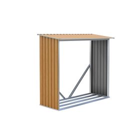 Tüzifa tároló 1,7m3, 136 - 182 x 75 cm, barna, Penta G21