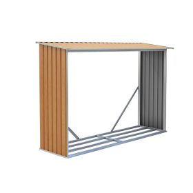 Tüzifa tároló 2,3m3, 242 x 75 cm, barna, Penta G21