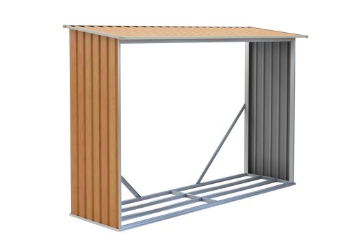 Tüzifa tároló 2,3m3, 242 x 75 cm, barna, Penta G21